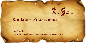 Kastner Zsuzsanna névjegykártya