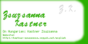 zsuzsanna kastner business card